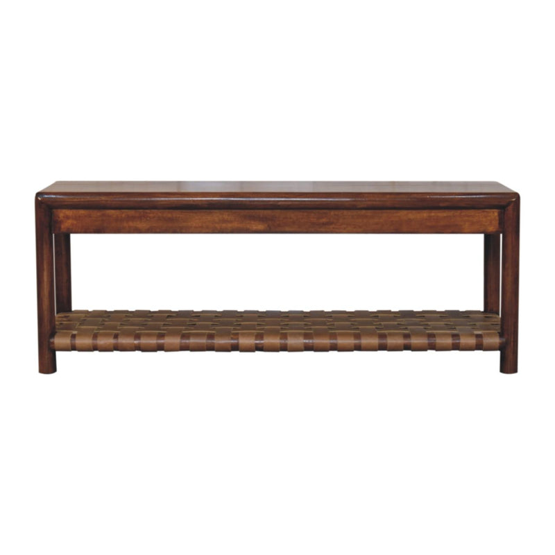 Regency - Woven Bench - Brown