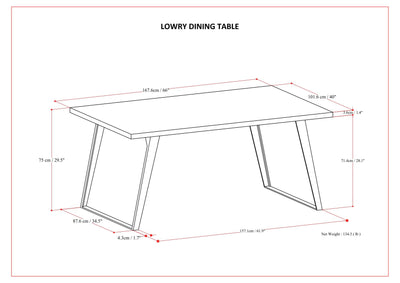 Lowry - Handcrafted Square Dining Table