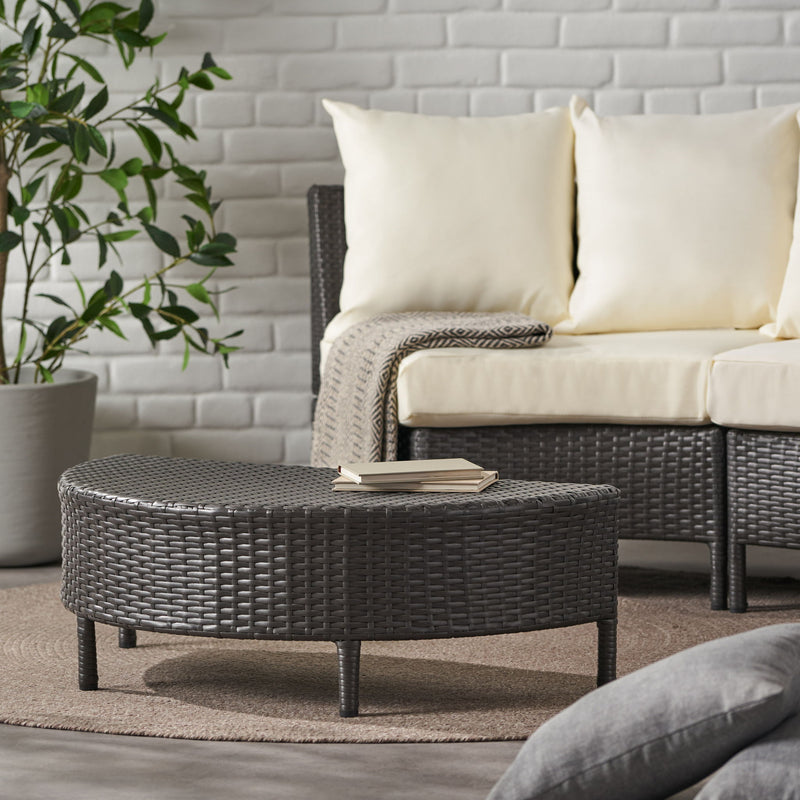 Pt Limon - Outdoor Coffee Table Half Round Design