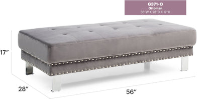 Elegant Contemporary Ottoman