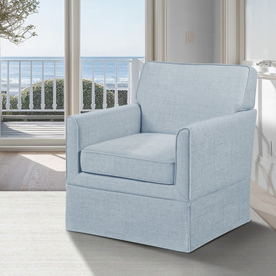 Timeless - Accent Armchair With Classic Track Arm Silhouette And Skirted Base