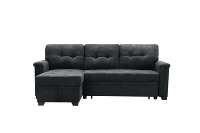 Kinsley - Sleeper Sectional Sofa Chaise With USB Charger And Tablet Pocket