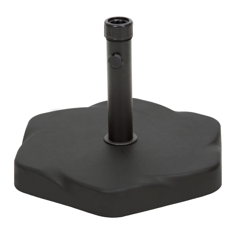 Umbrella Base With Hexagonal Shape - Black