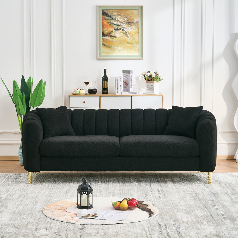 Tufted Oversized Sofa For Living Spaces