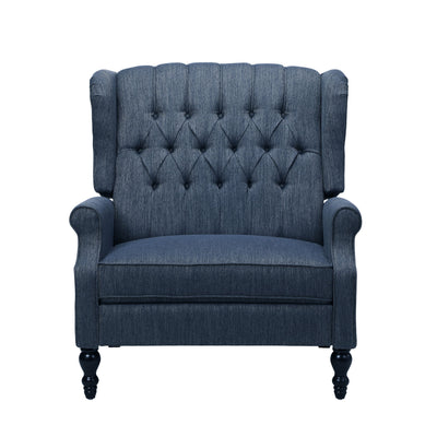 Dunham - Contemporary Fabric Tufted Oversized Pushback Recliner