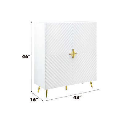 Gaines - High Gloss Accent Cabinet
