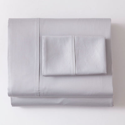 Sheet Set Luxurious Supima Cotton, Wrinkle Resistant, Breathable, With 2 Ghostgrip Band