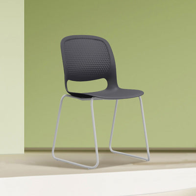 Stacking Chairs (Set of 4) - Black