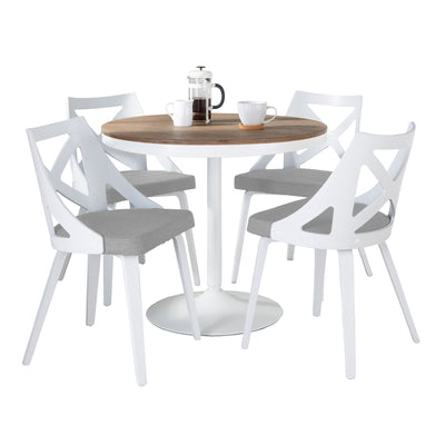Dakota Charlotte - 5 Piece Contemporary Design Dining Set