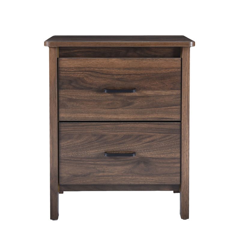 Titeca - Contemporary Wood 2 Drawer Nightstand