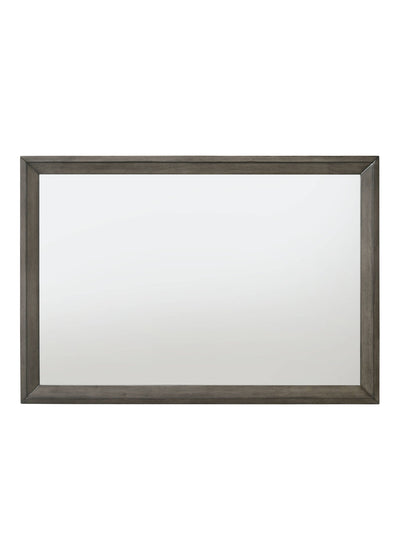 Escher - Mirror - Gray / Oak