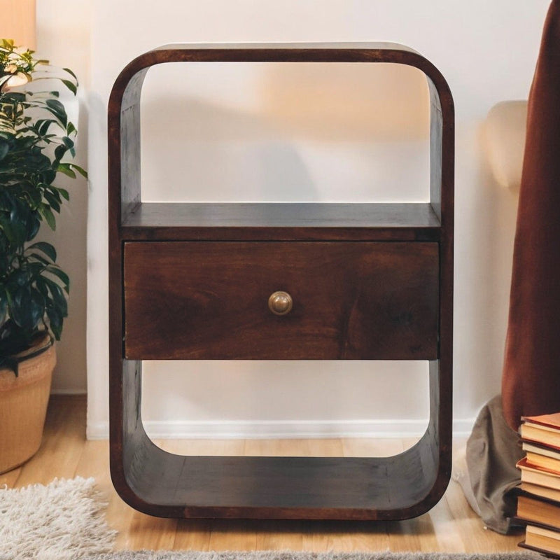 Curve Drawer Nightstand