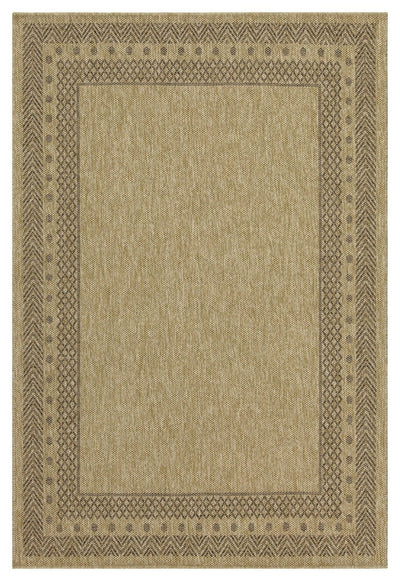 Earth - 7'10" X 10'3" Polypropylene, Indoor, Outdoor Area Rug - Jute, Mocha