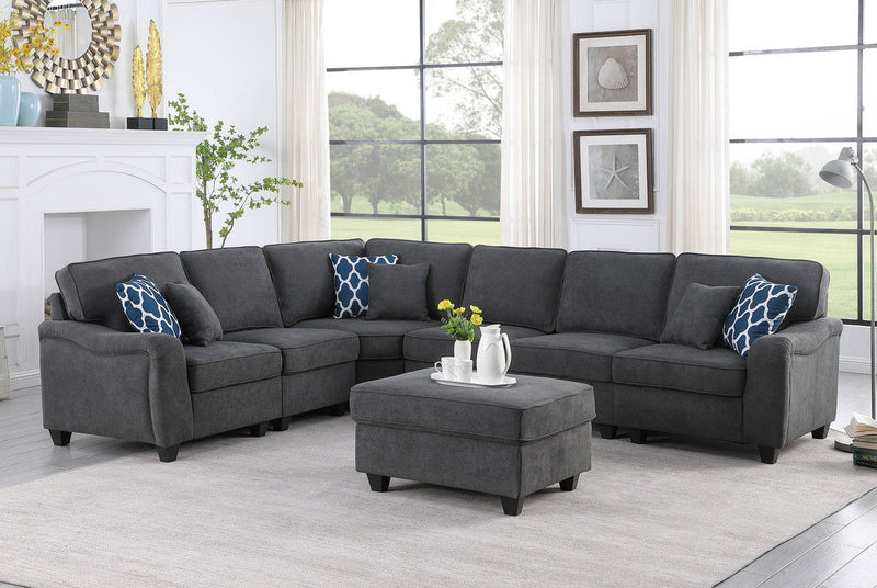 Leo - Woven Modular Sectional Sofa Comfort And Style