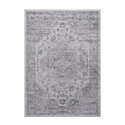 Marfi - 6' X 9' Oriental Area Rug - Silver