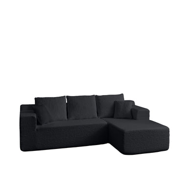 Modular Cloud Sectional Couch With L Shape Chaise, Deep Seat