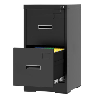 Modern Drawer Metal Vertical File Cabinet With Lock And Card Slot For Office