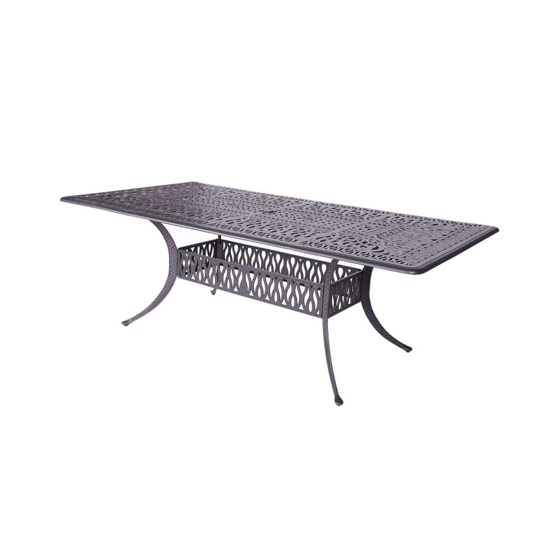 Rectangular Long Dining Set With Sunbrella Cushions