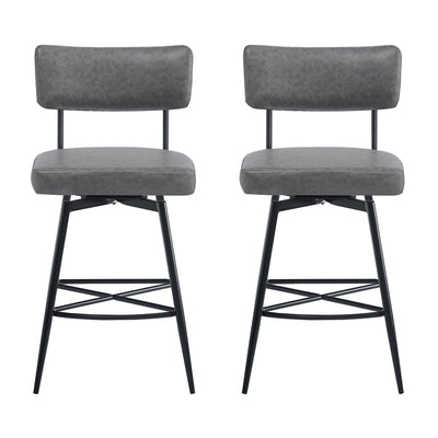 Retro Swivel Counter Stools (Set of 2)