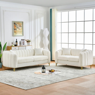 Oversized Sofa, Deep Tufted Couch