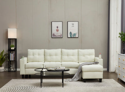 2 Piece Upholstered Cozy Comfortable Sectional