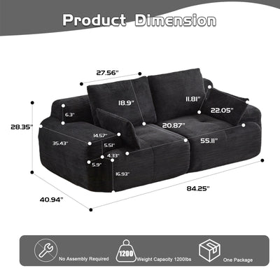 2 Seater Large Sectional Couches For Living Room