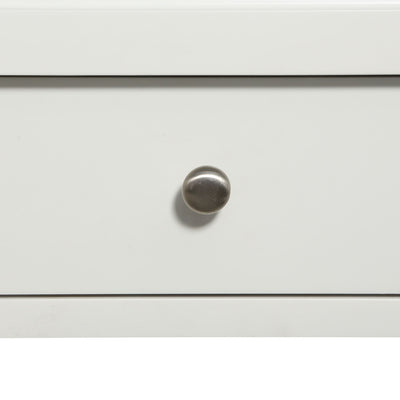 Madison - Nightstand With Open Shelf And Drawer And Decorative Side Panels