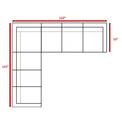 Luxurious Wicker Patio Sectional With Weather Resistant Sunbrella Cushions
