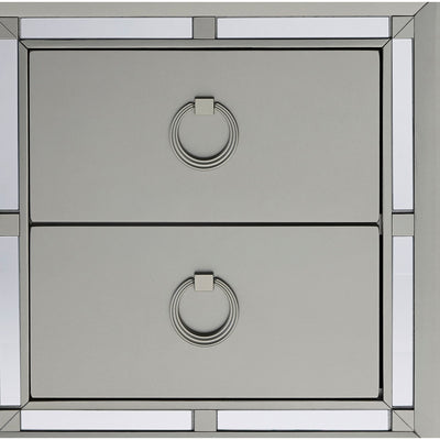 Chloe - Nightstand - Gemstone Silver