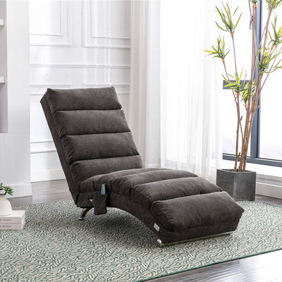 Massage Chaise Lounge Indoor With Remote Control, Ergonomic Electric Massage Lounger