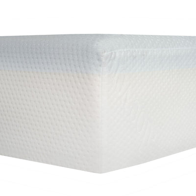 6" Firm Full Size Gel Memory Foam Mattress With Cooling Technology - White