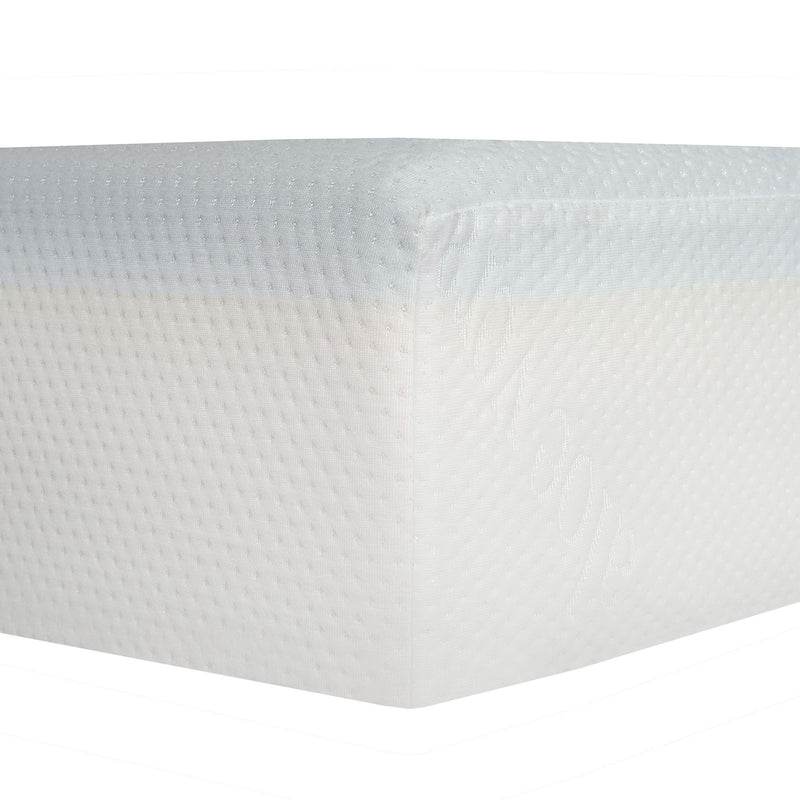 6" Firm Full Size Gel Memory Foam Mattress With Cooling Technology - White