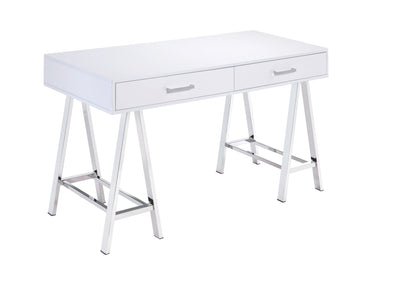 Coleen - High Gloss Writing Desk With USB