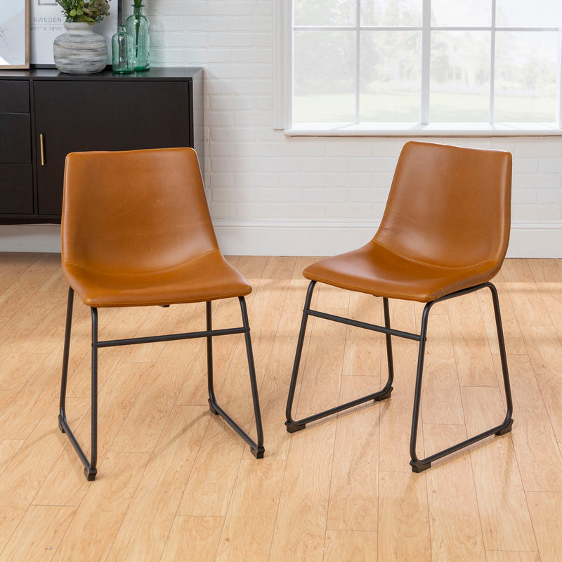Industrial Dining Chairs (Set of 2)
