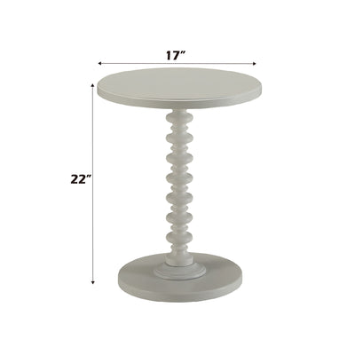 Acton - Accent Table - White