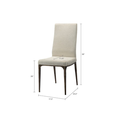 Captiva - Dining Side Chair With Upholstery (Set of 2) - Cream