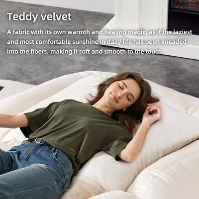 Contemporary Folding Sofa Chair With 5 Adjustable Positions For Gaming, Meditation, And Relaxation