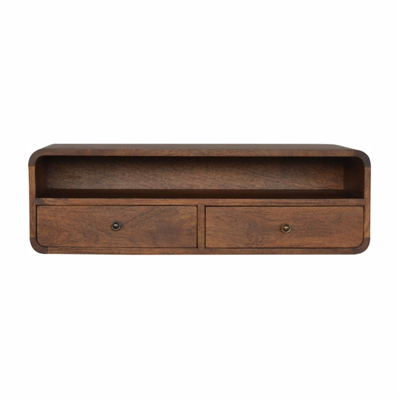 Floating Open Console - Chestnut