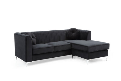 Delray - Micro Suede Sofa Chaise