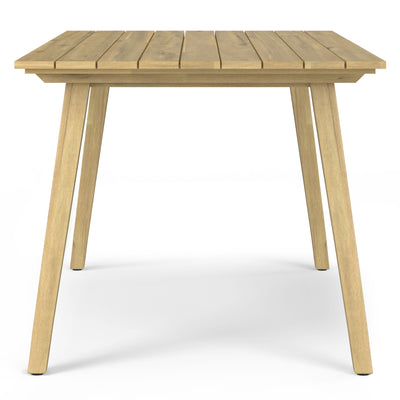 Kona - Outdoor Dining Table - Light Teak