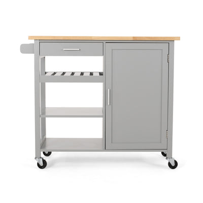 Contemporary Design Kitchen Cart With Wheels