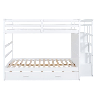 Bunk Bed With Twin Size Trundle And Staircase