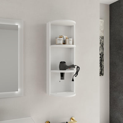 Bathroom Wall Mounted Storage Rack With Float Mounting Design