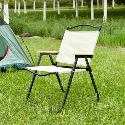 Folding Outdoor Chair For Indoor, Outdoor Camping, Picnics, Beach, Backyard, Bbq, Party, Patio