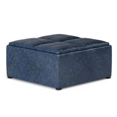 Avalon - Square Coffee Table, Storage Ottoman