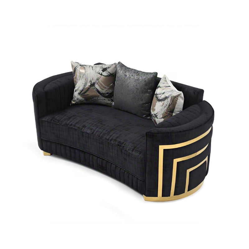 Soledad - Loveseat - Black