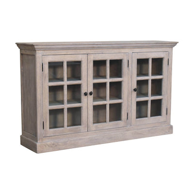 Triple Glazed Cabinet - Gray
