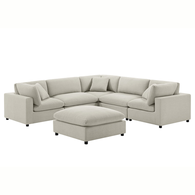 Cassandra - Modular 6 Piece Sectional - Beige
