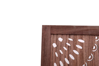 Panel Solid Wood Folding Room Divider