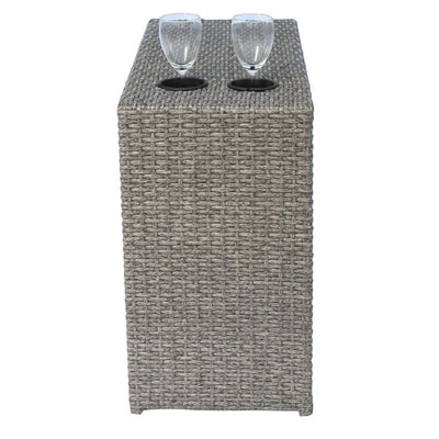 Comfortable Modern Patio Rattan Sectional Set With Cushions